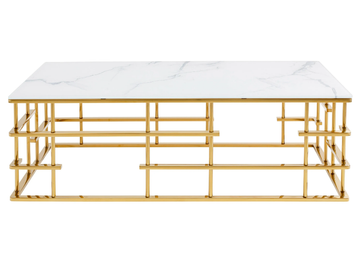 ROME - Glass and Stainless Steel high side table by KARE Design - view 2
